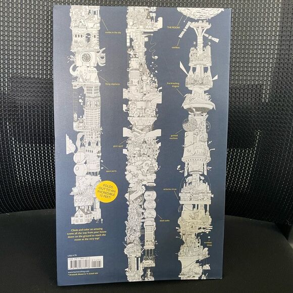 To the Moon: The Tallest Colouring Book in the World Paperback / softback - Used - Picture 2 of 4